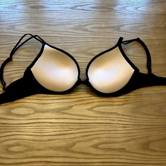 Victoria's Secret Very Sexy Push-Up Bra Black 32D - Picture 3 of 4